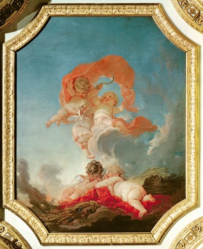 Sommer, aus einer Serie der vier Jahreszeiten im Salle du Conseil von François Boucher